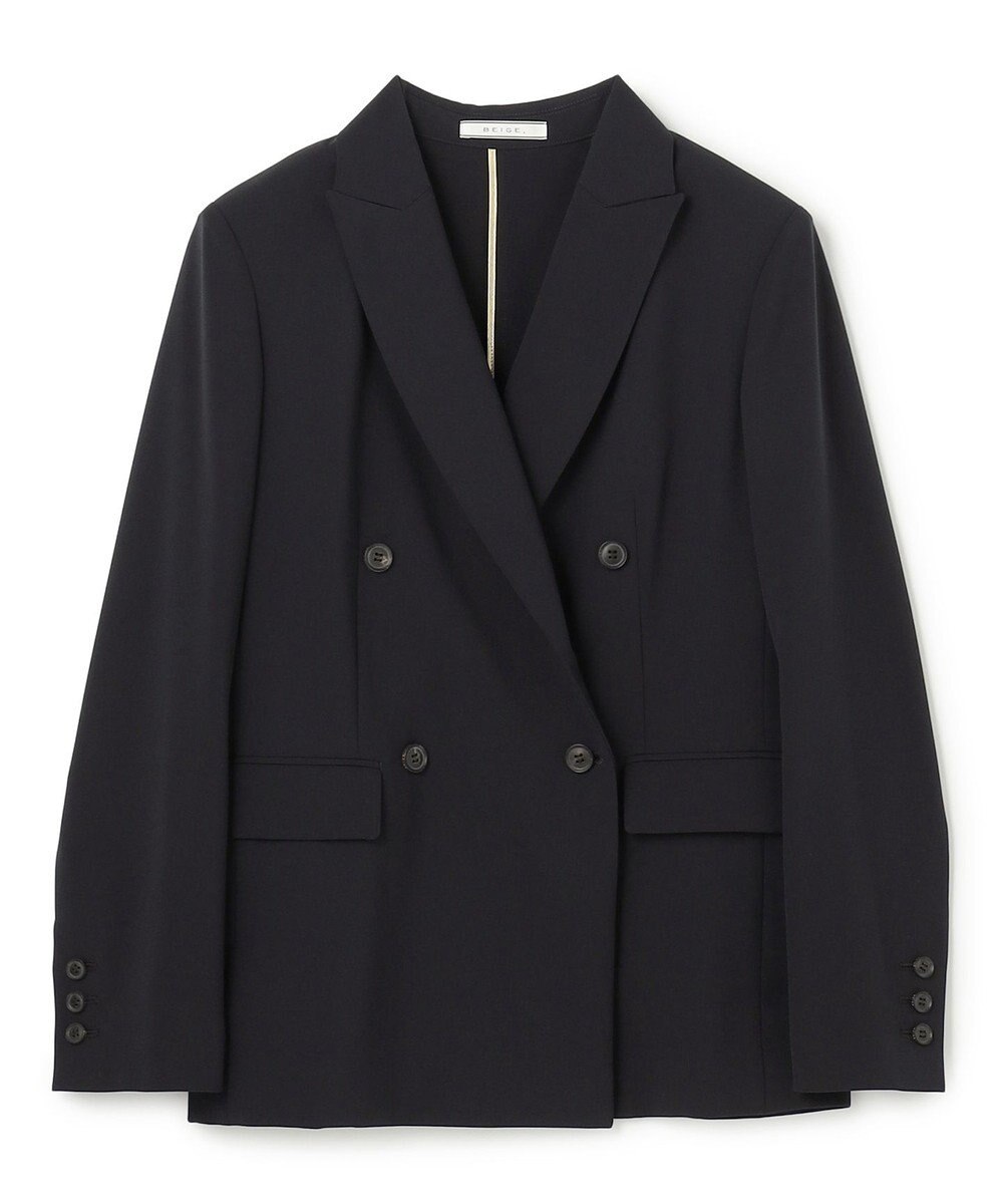 BEIGE， 【セットアップ対応】SPHENE / ダブルブレストピークドラペルジャケット 