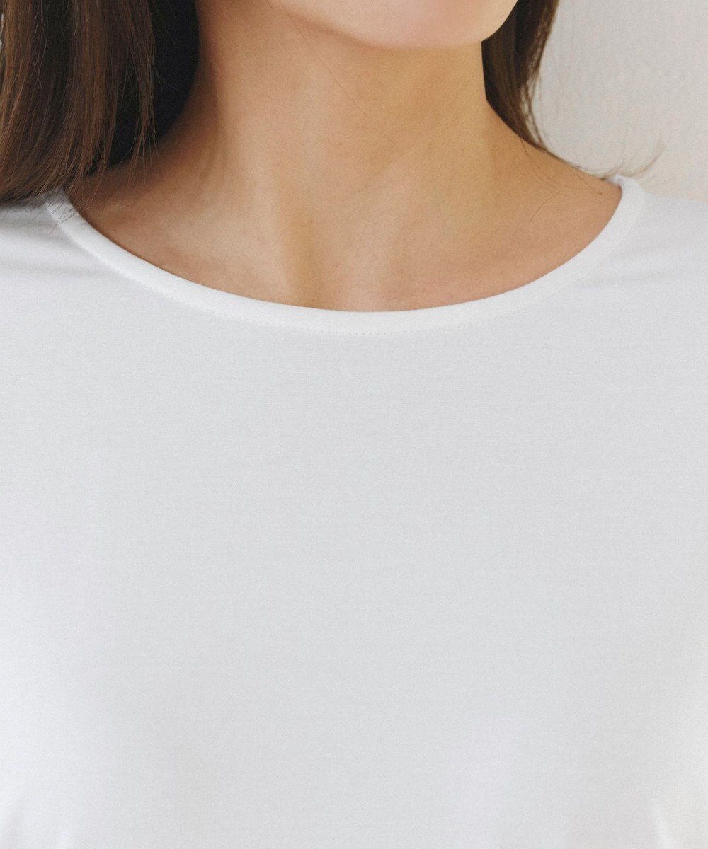 Tiaclasse 【安田美沙子さん着用・選べる裾】 レイヤードヘムカットソーTシャツ 