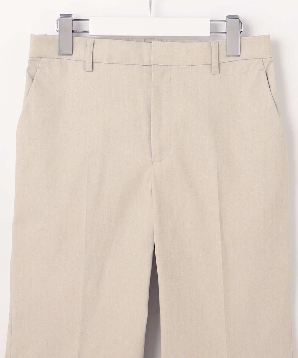 自由区 【接触冷感・UVカット・吸水速乾・洗える】シェルタリングオックスストレート パンツ 