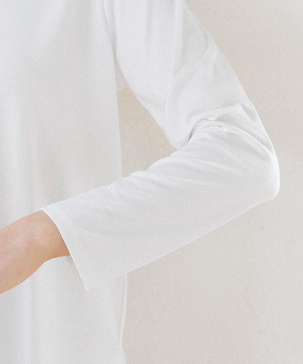 Tiaclasse 【安田美沙子さん着用・選べる裾】 レイヤードヘムカットソーTシャツ 