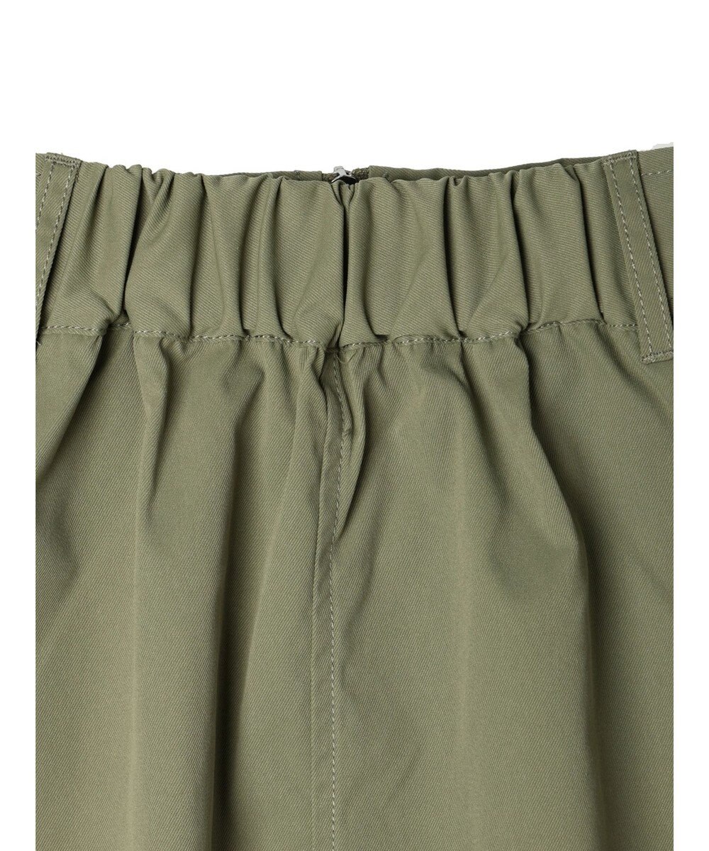 Green Parks フロントＺＩＰセミフレアスカート 