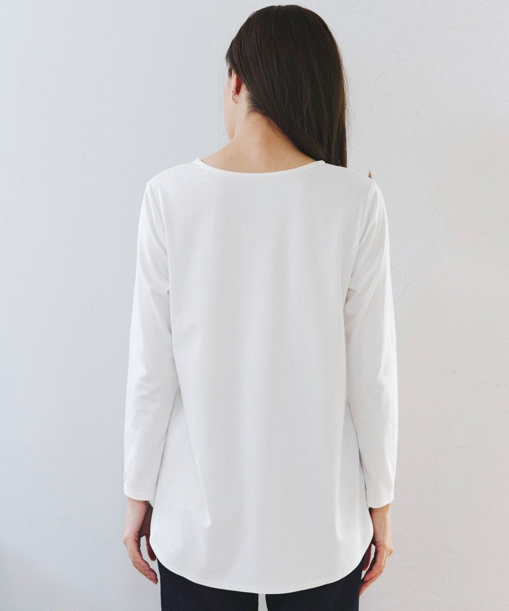 Tiaclasse 【安田美沙子さん着用・選べる裾】 レイヤードヘムカットソーTシャツ 