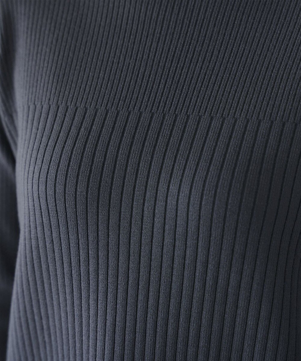 Tiaclasse 【安田美沙子さん着用・新色・XSサイズ追加】リブ切替ニットワンピース 