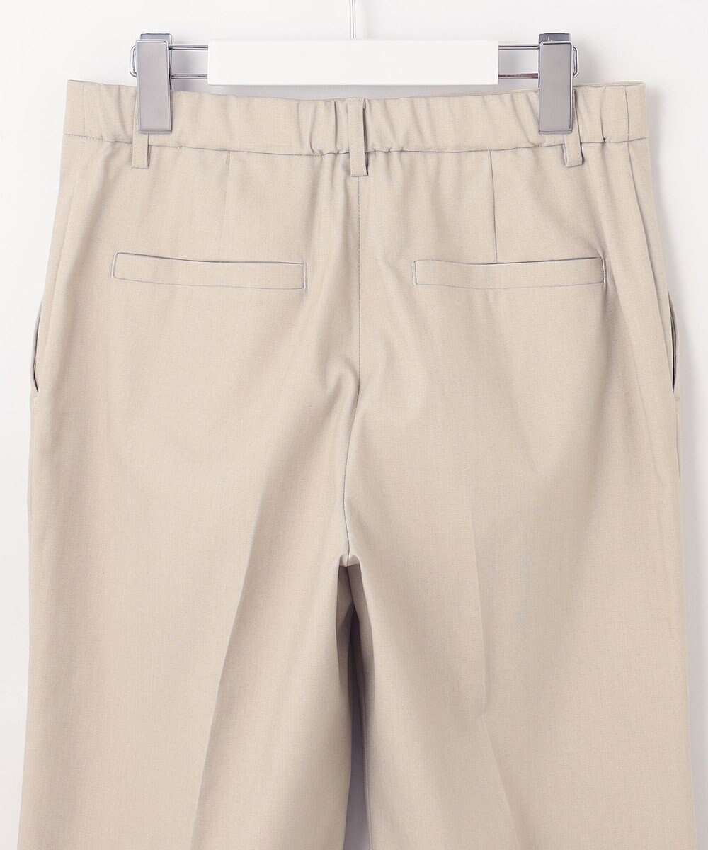 自由区 【接触冷感・UVカット・吸水速乾・洗える】シェルタリングオックスストレート パンツ 