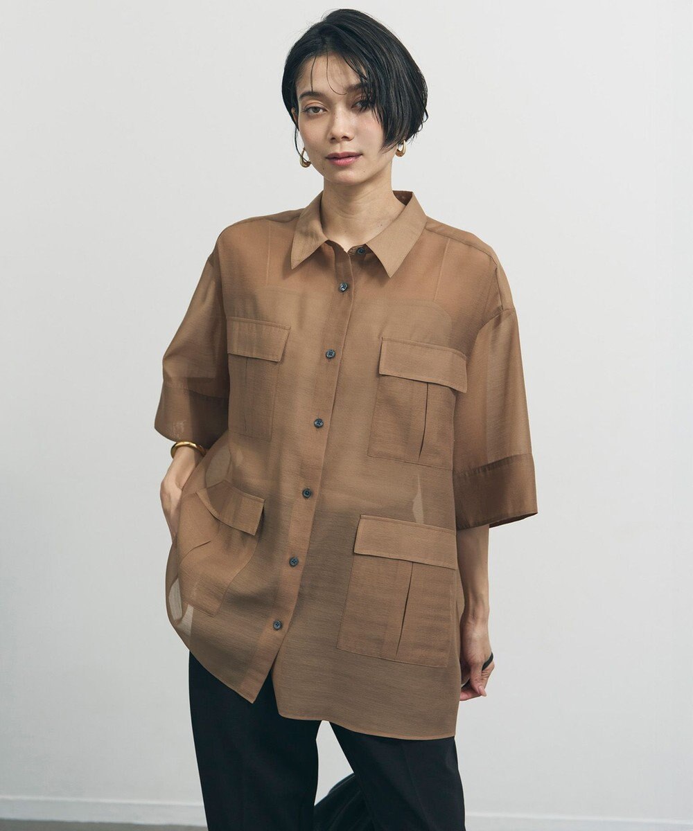 UNFILO シアー サファリシャツ 