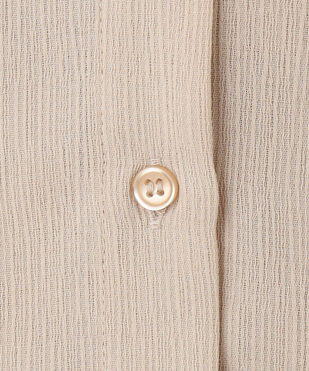 SHARE PARK LADIES 【2WAY】オーバーサイズ楊柳シャツ 