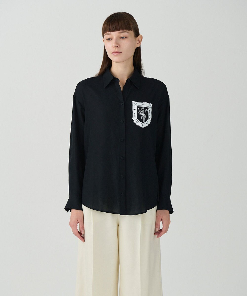 GRACE CONTINENTAL ダブルジョーゼットシャツ 