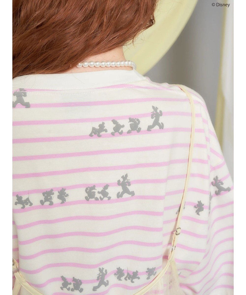 AMERICAN HOLIC 発砲プリントボーダーＴシャツ／Ｄｉｓｎｅｙ 