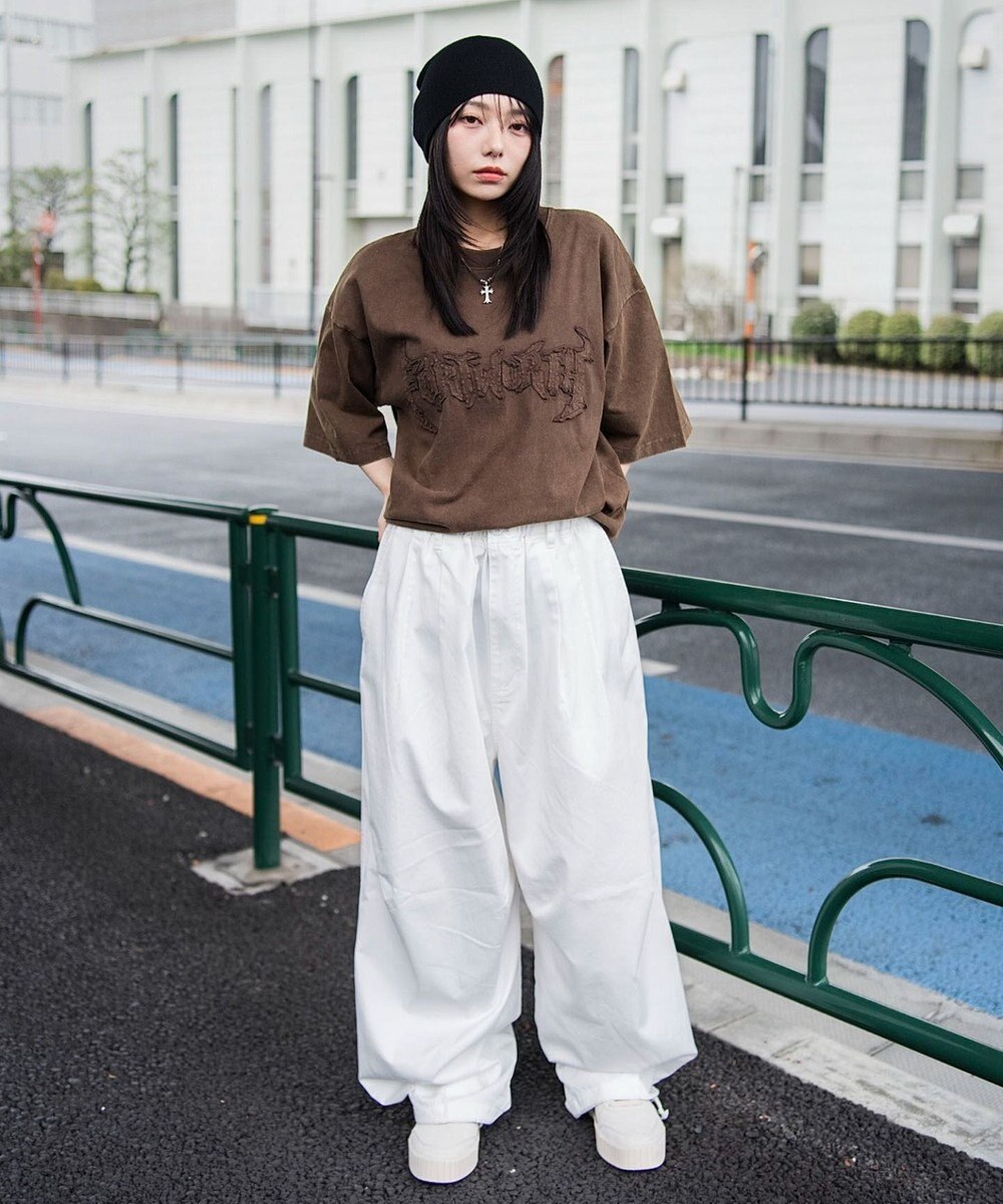 WEGO 【ユニセックス着用ITEM/SMLサイズ展開】イージーサーカスパンツ 