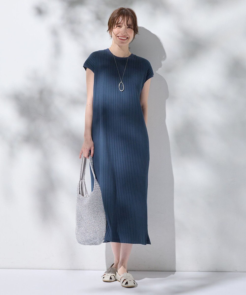 ANY 汗ジミ防止テレコワンピース 