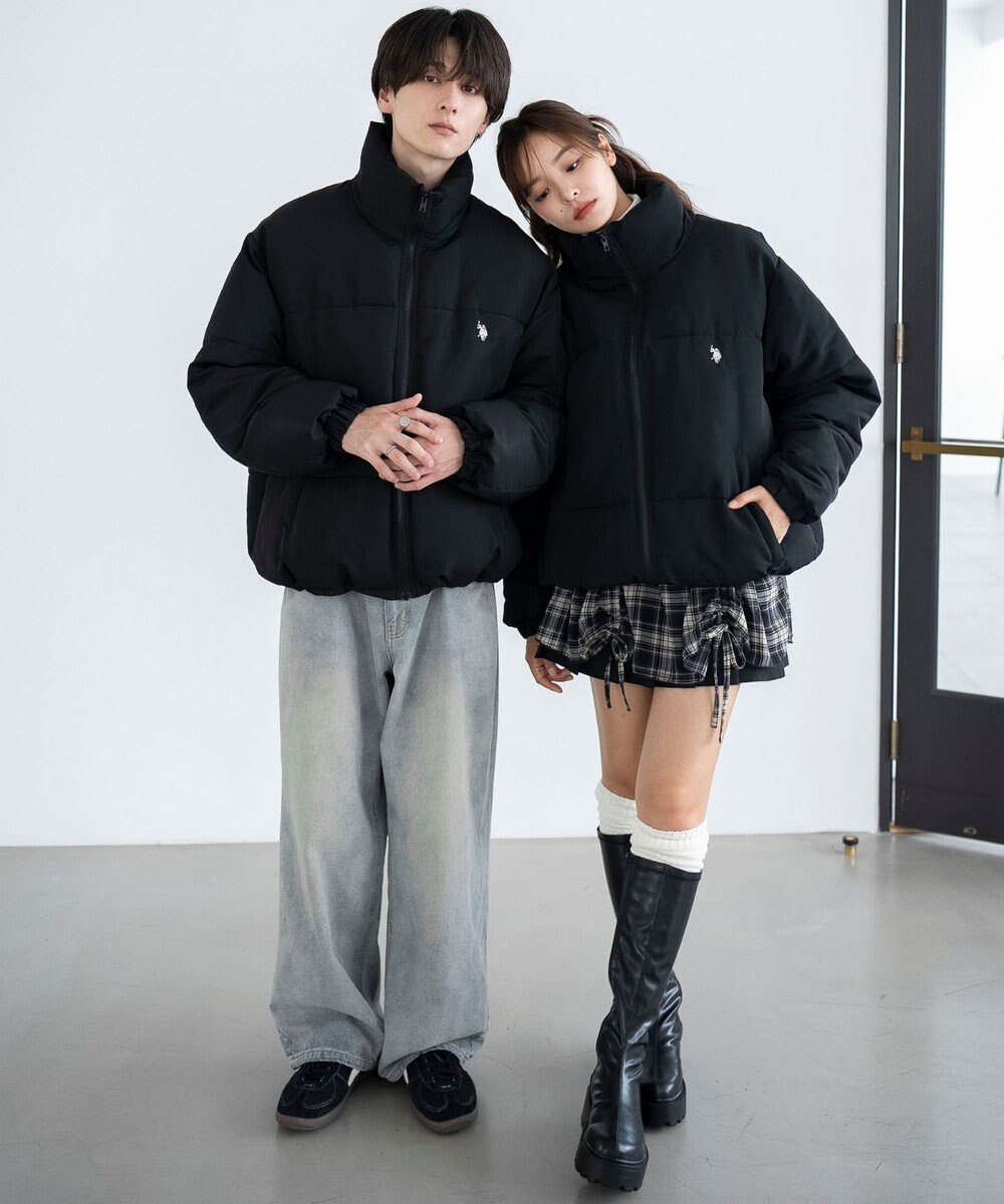 WEGO 【WEB限定/Sサイズ新登場/お気に入り登録者数5万人越えの大人気アイテム】U.S. POLO ASSN.別注パデッドジャケット 