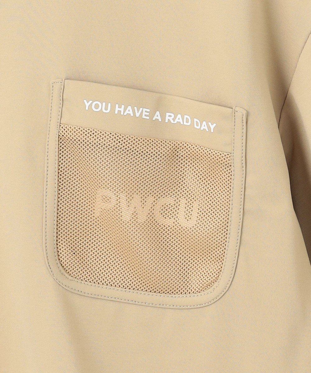 PW CIRCULUS 【吸水速乾 / UV遮蔽率99% UVカット / ストレッチ】【WOMEN】メッシュポケットモックネックT ゴルフウェア レディース 