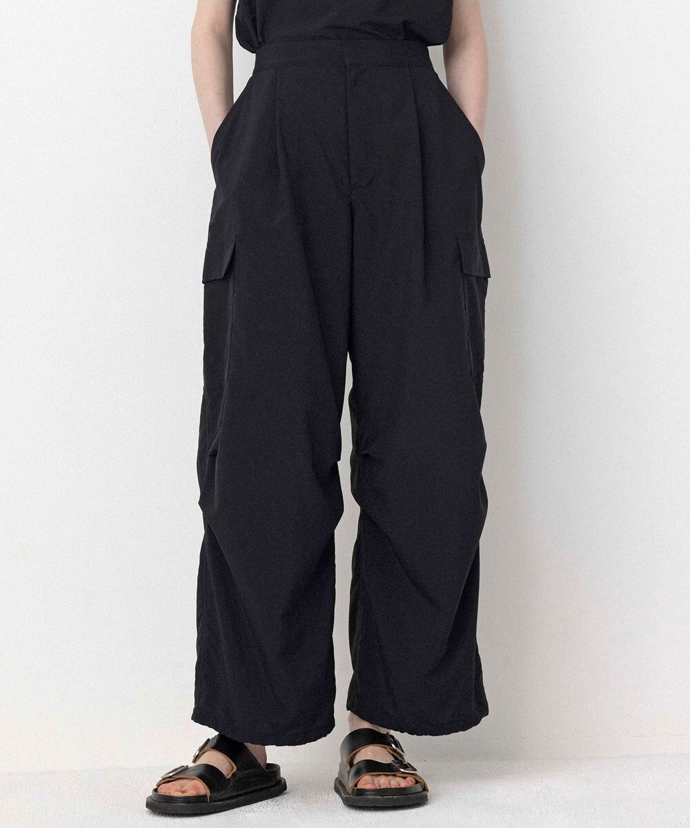 NAVE 【ReNAVE・洗える/撥水加工/接触冷感/UVケア/セットアップ】ナイロンタスラン カーゴパンツ 