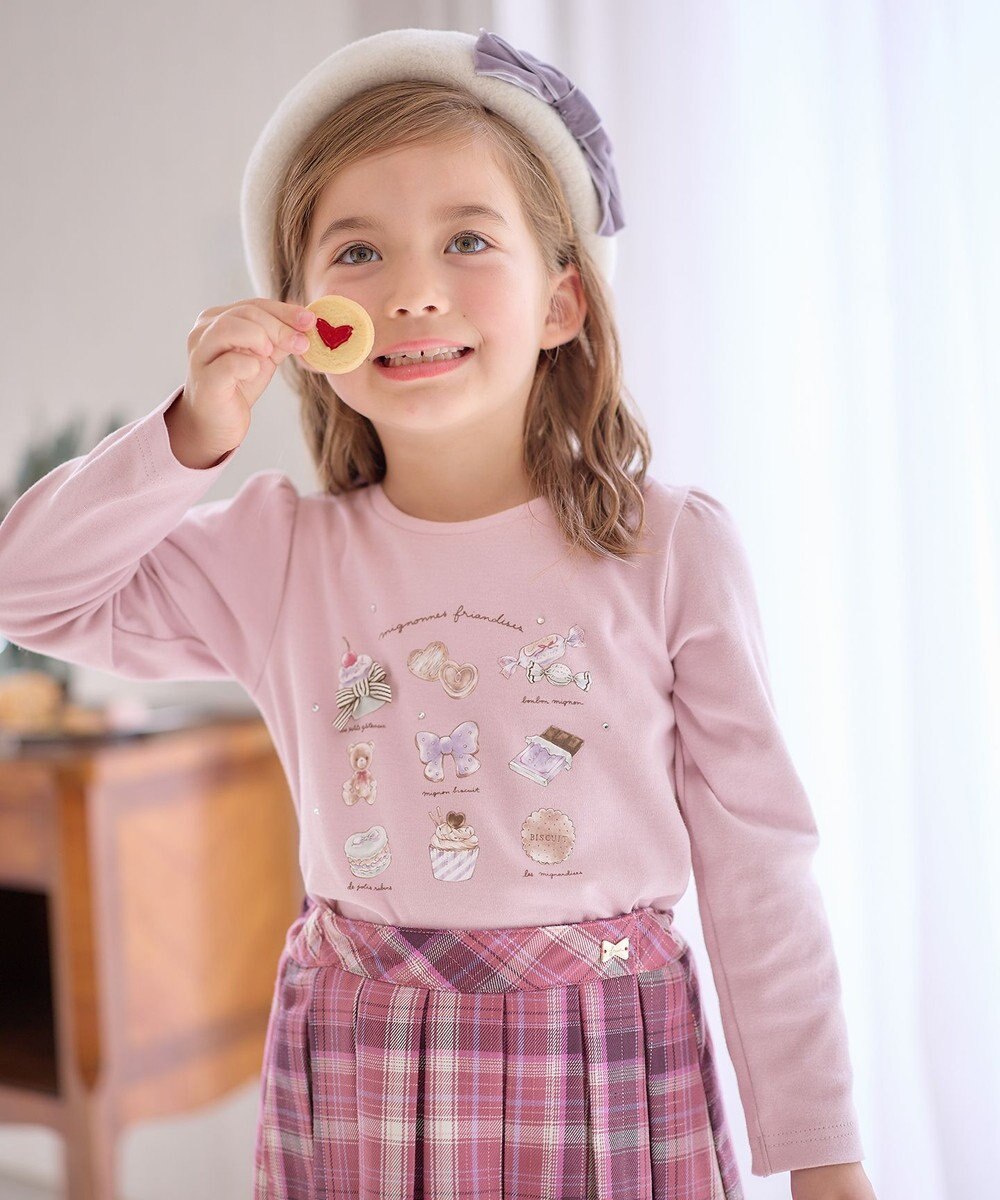 ANY KIDS スイーツプリント 長袖 Ｔシャツ 