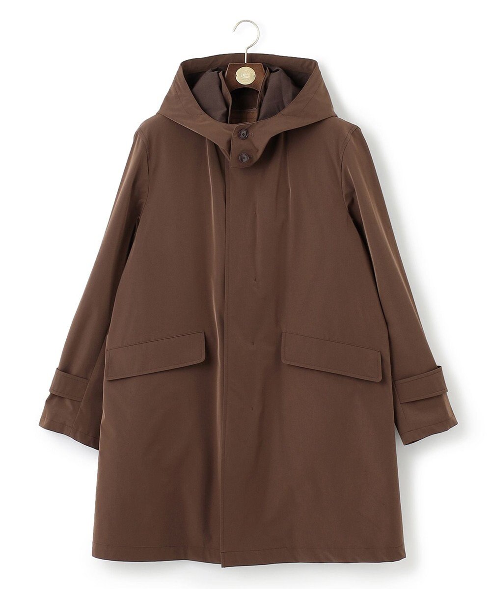 J.PRESS MEN スタンドカラーコート / デタッチャブルフード 