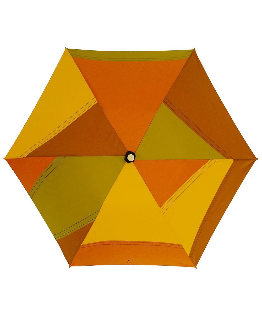 +RING 【限定/日本製】レディース向け パッチワーク プラスリング 折傘50cm ORG SR319 