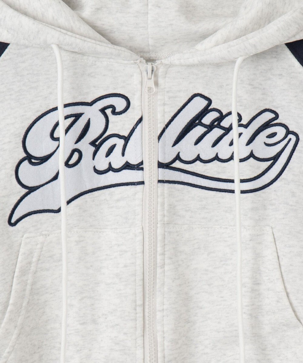 WEGO カレッジロゴラグランジップパーカー 