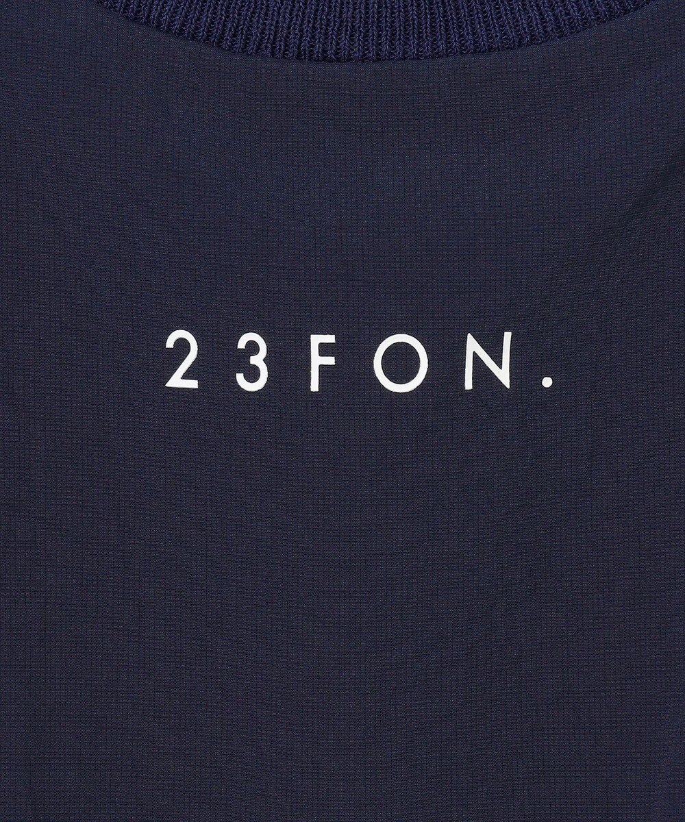 23区GOLF 【23Fondation/WOMEN】レイヤード風 コンビモックネック 
