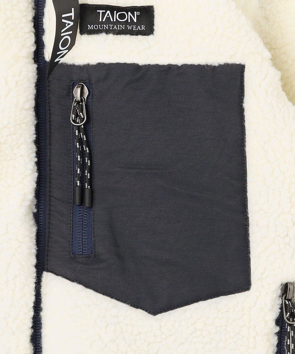 UNFILO 【120-150cm】TAION リバーシブルボア ダウンジャケット(UNISEX) 