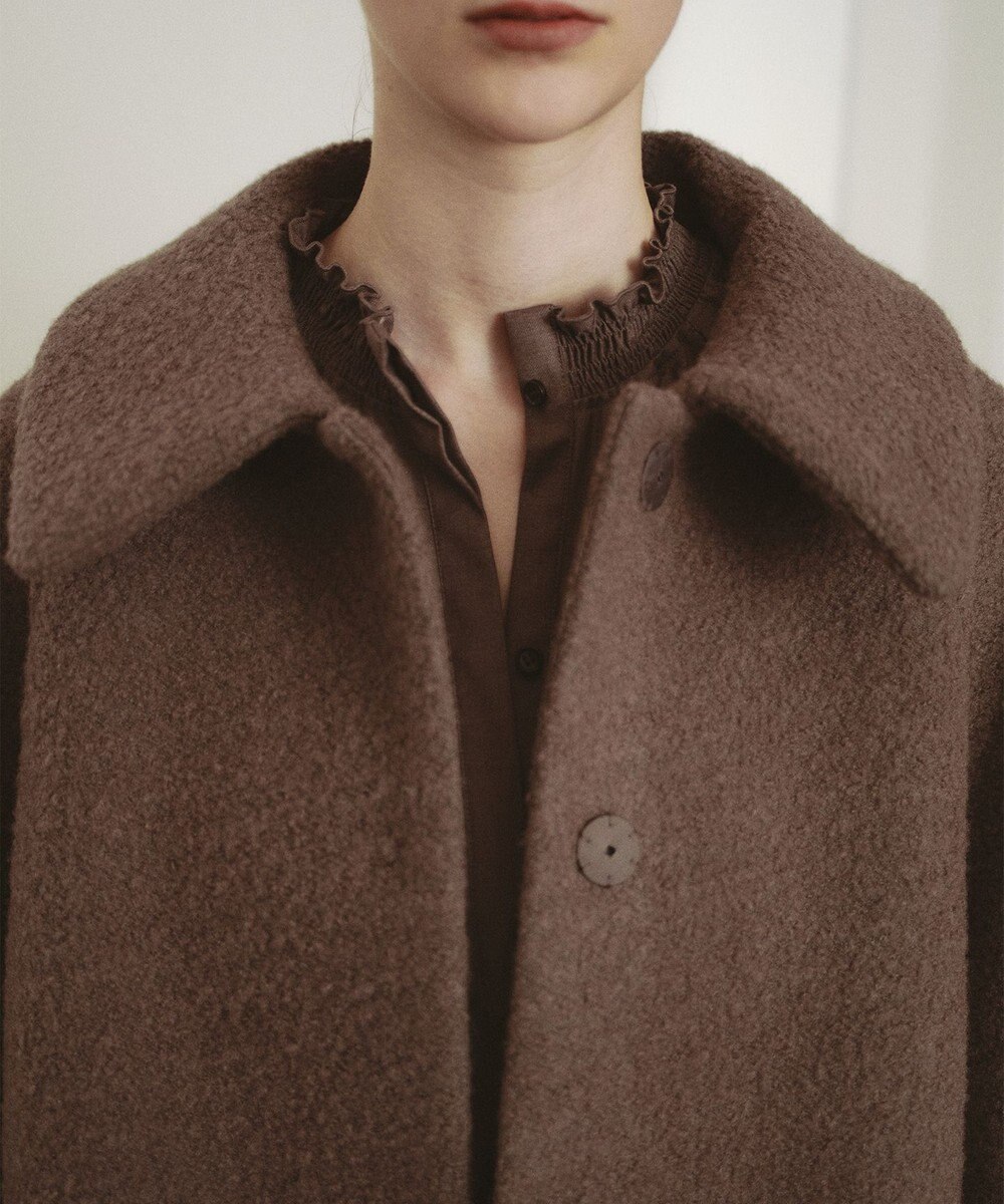 #Newans 【昨年即完売コート新色追加！】プードルコクーンコート 