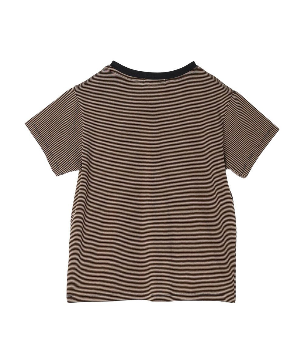 AMERICAN HOLIC 刺繍ロゴボーダープルオーバー 