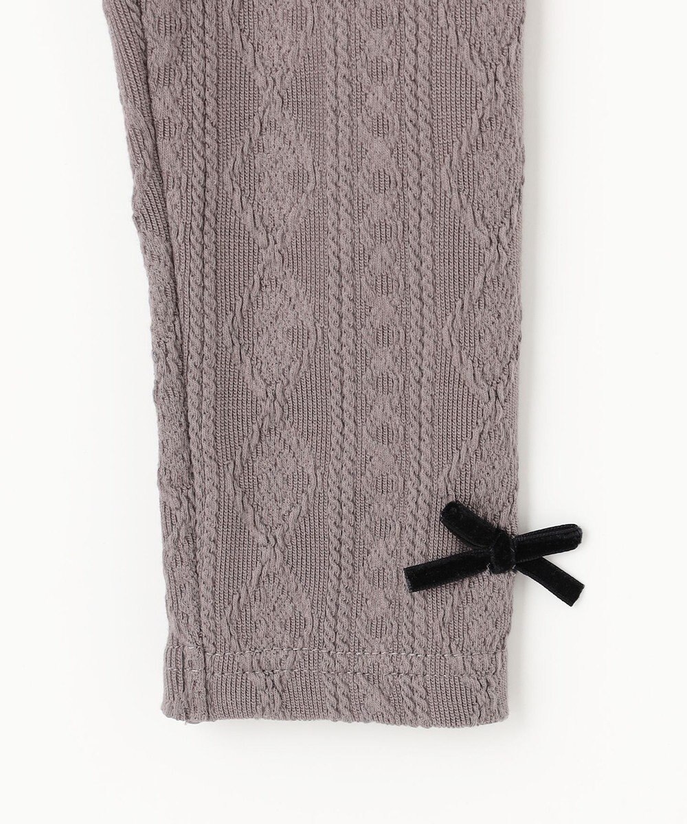 ANY KIDS ケーブルジャガードレギンス 