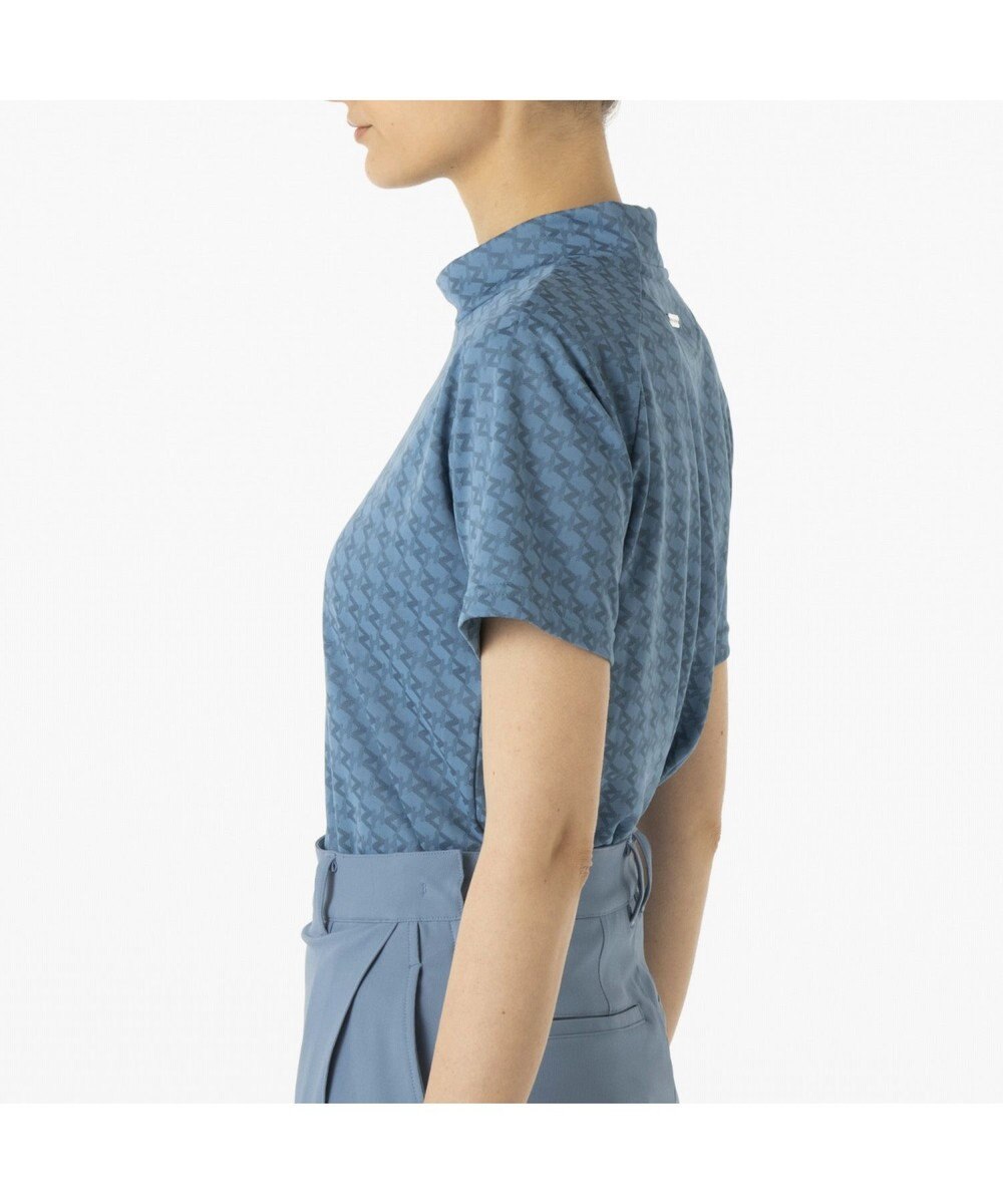 ZERO HALLIBURTON 【吸水速乾・UVケア】 ZHモノグラムモックネックTシャツ ZHG-W5S 82979 