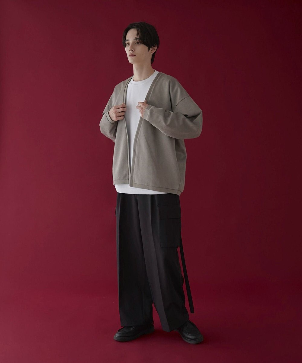 WEGO 【2点SET】フェイクスウェードアンサンブルカーディガン 