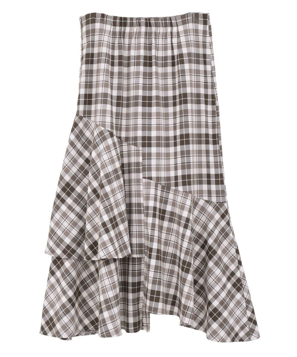 earth music&ecology ティアードイレヘムスカート 