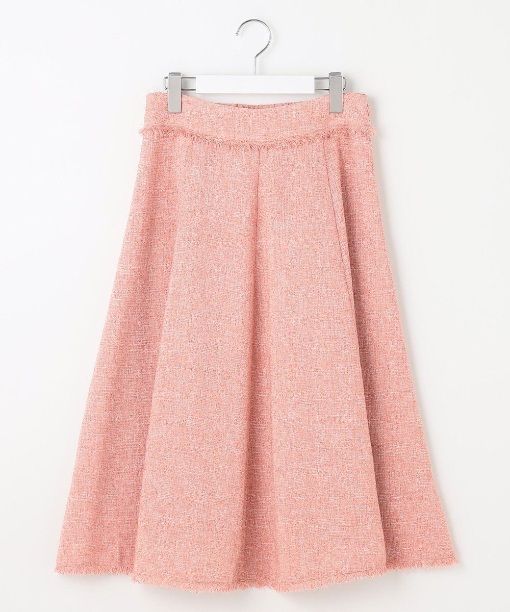 Feroux 【セットアップ対応】春ツイード フレアスカート 