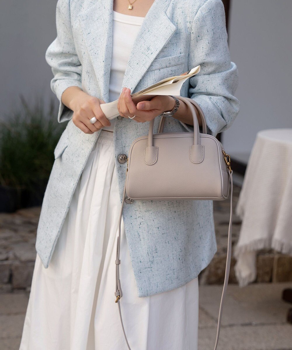 style code [Lyrss/リルス]牛革　ボストンバッグ 