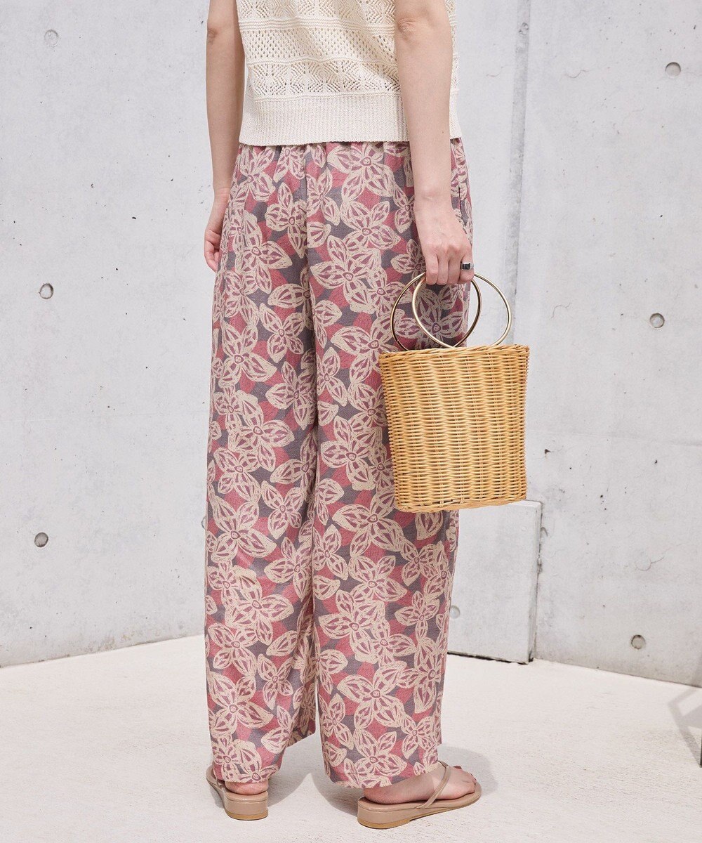 AMERICAN HOLIC ボーホー柄プリントワイドパンツ 