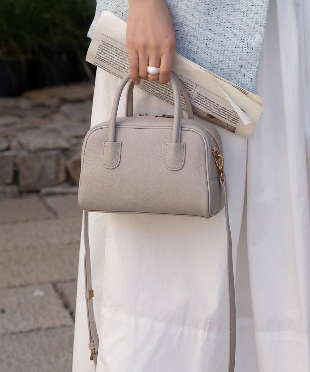 style code [Lyrss/リルス]牛革　ボストンバッグ 