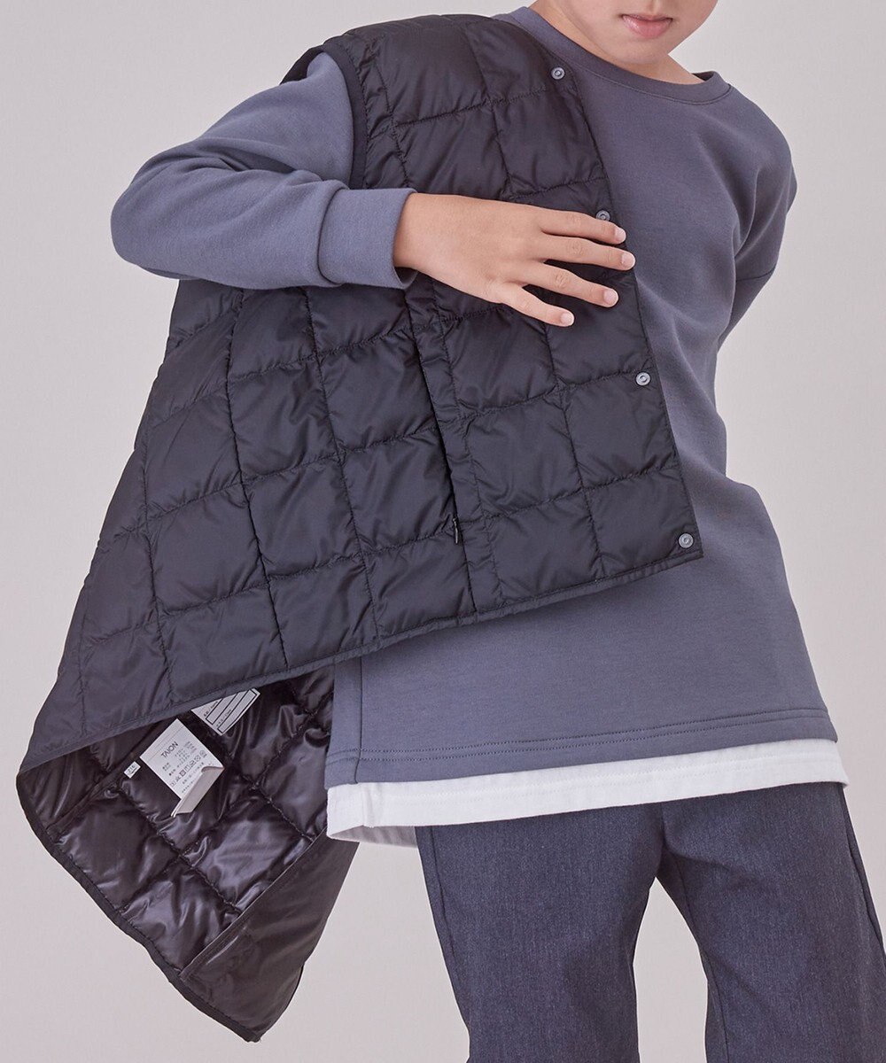 UNFILO 【120-150cm】TAION Vネック ダウンベスト(UNISEX) 