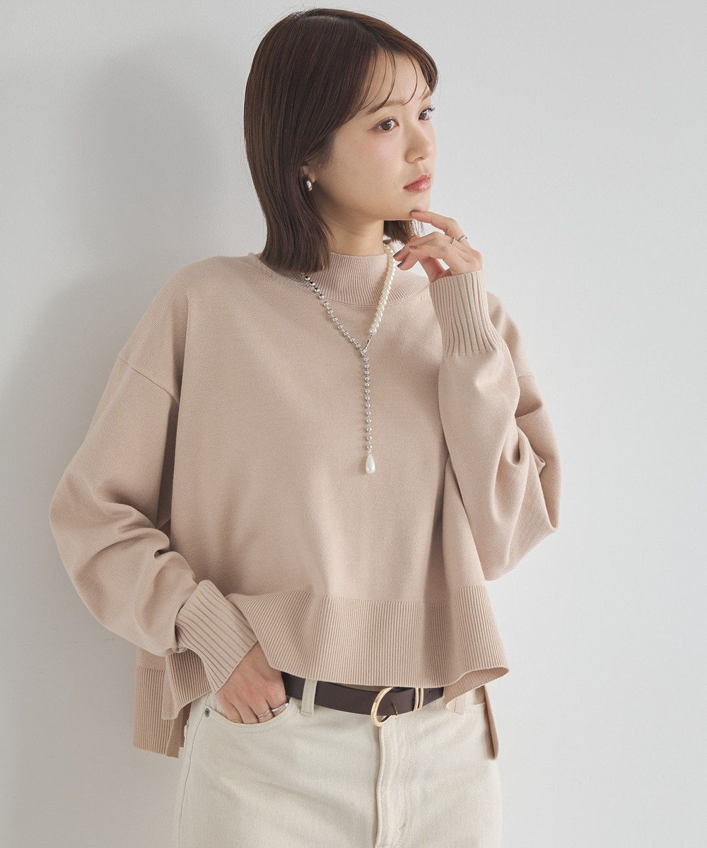 earth music&ecology 【毛玉防止 / 洗濯機洗い可】選べる丈ハイネックニット 