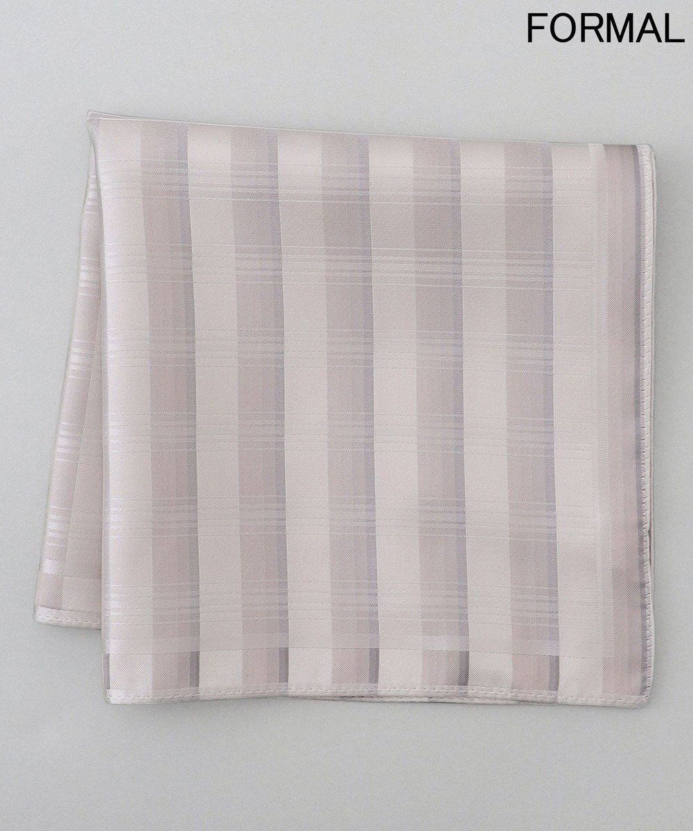 GOTAIRIKU 【WEAR BLACK】シルク100％ フォーマルチーフ_チェック 