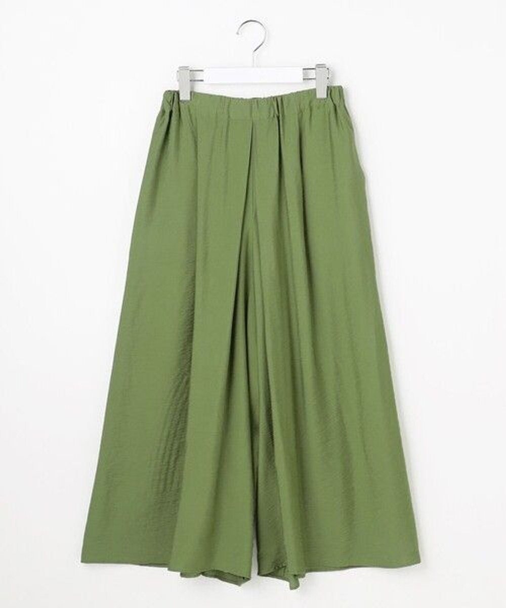 自由区 S 【カタログ掲載・ご好評アイテム・累計2500本・新色追加・ウエストゴム・セットアップ対応】エアリーツイルキュロット パンツ 