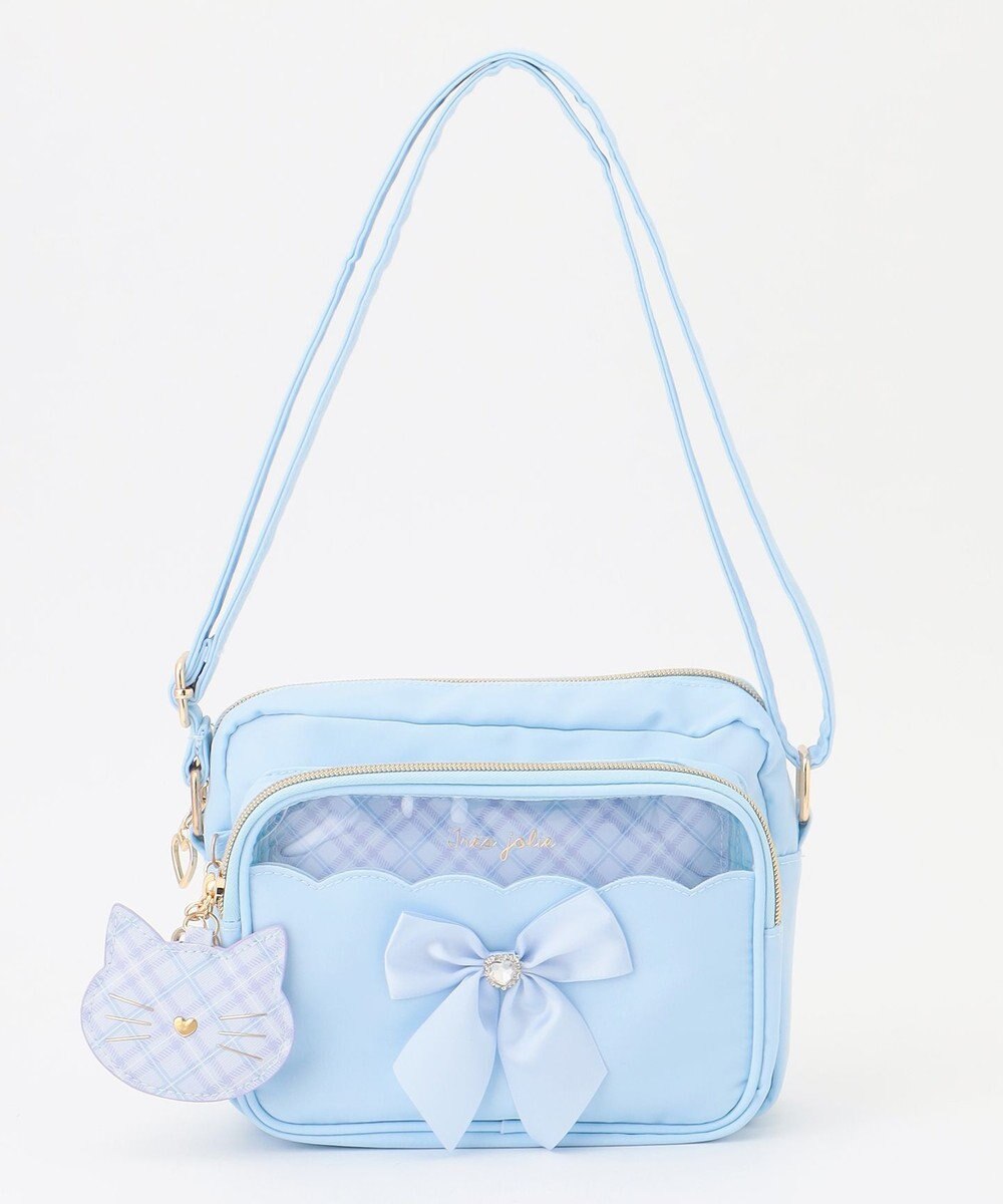 ANY KIDS ネコチャーム付き ショルダーバッグ 