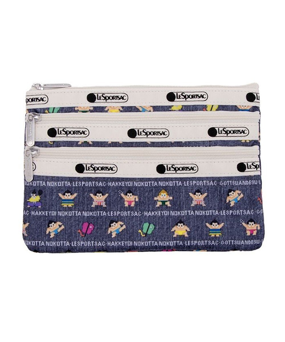 LeSportsac 3ZIP COSMETIC/オースモウサン 