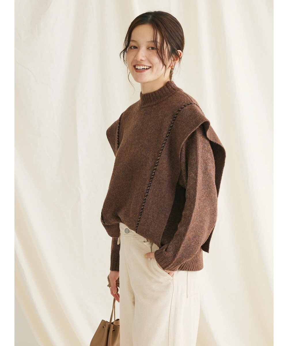 CRAFT STANDARD BOUTIQUE ハンドステッチニットプルオーバー 