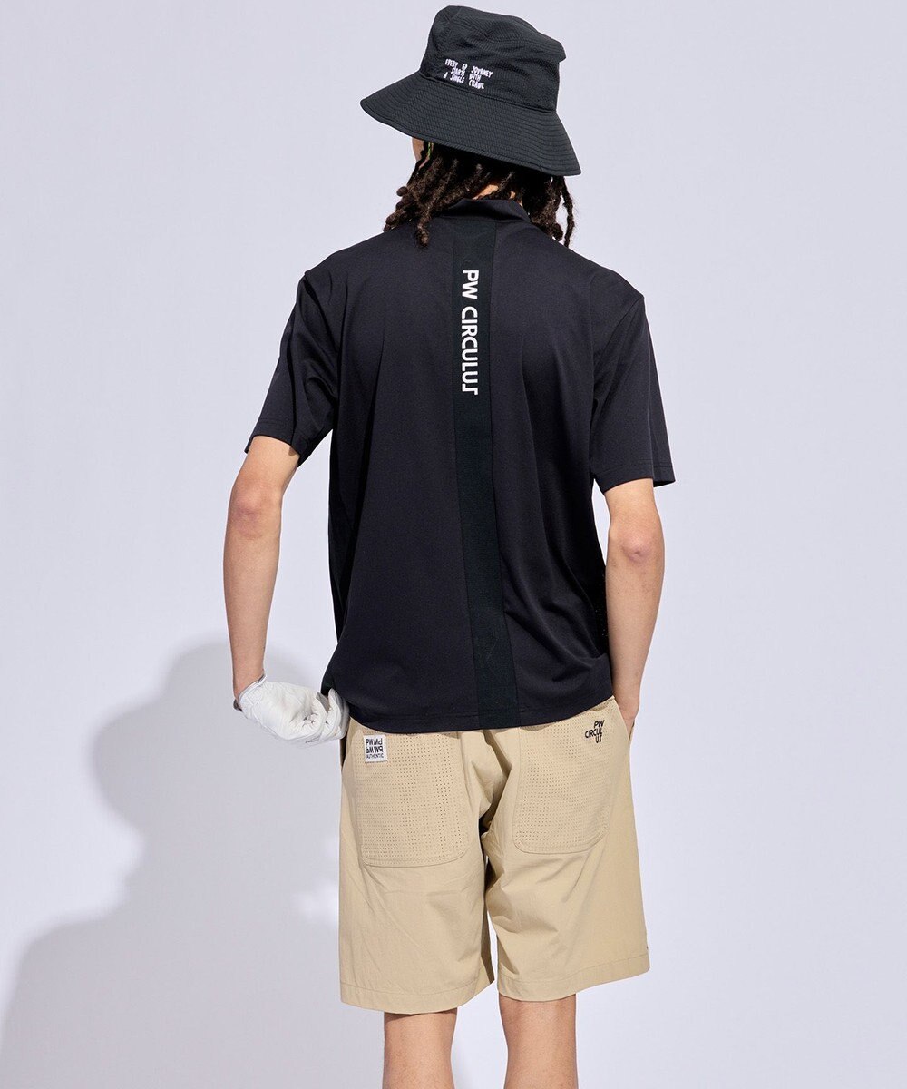 PW CIRCULUS 【MEN】メッシュコンビ モックネック ゴルフ 