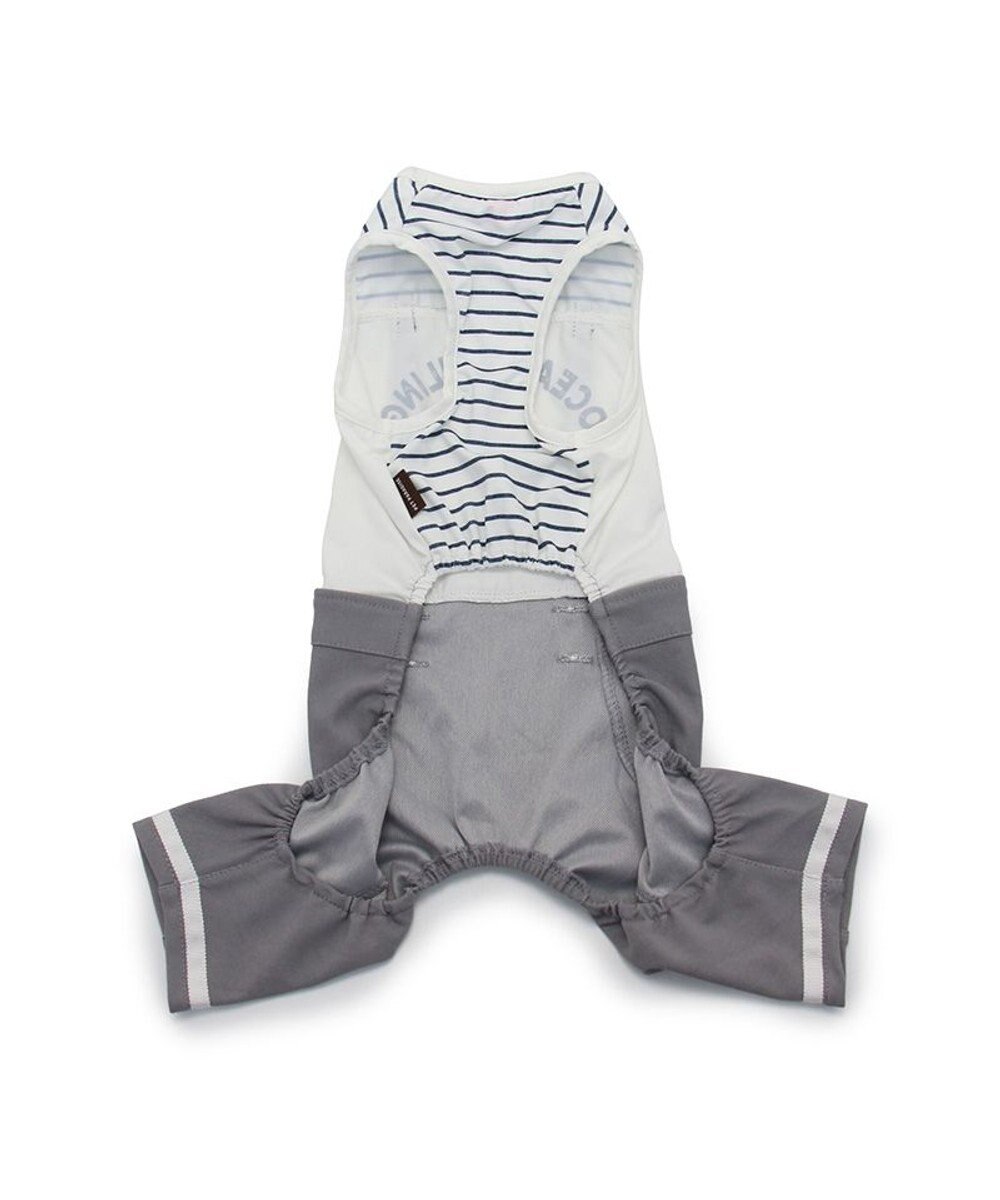 PET PARADISE ペットパラダイス エコメイド 天竺 パンツつなぎ 《マリン柄》 小型犬 