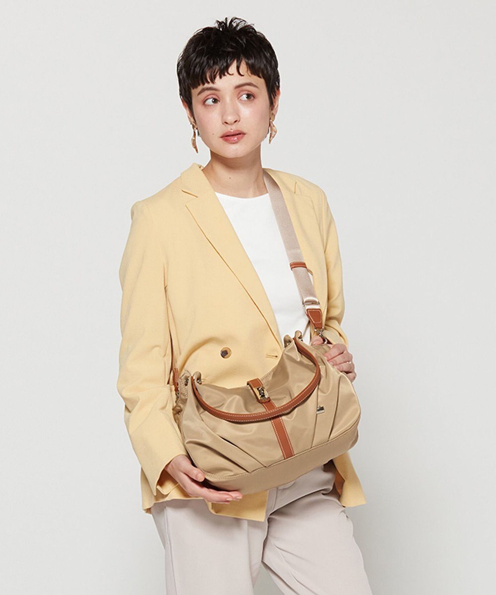 LA BAGAGERIE タックラウンド2WAYバッグ 