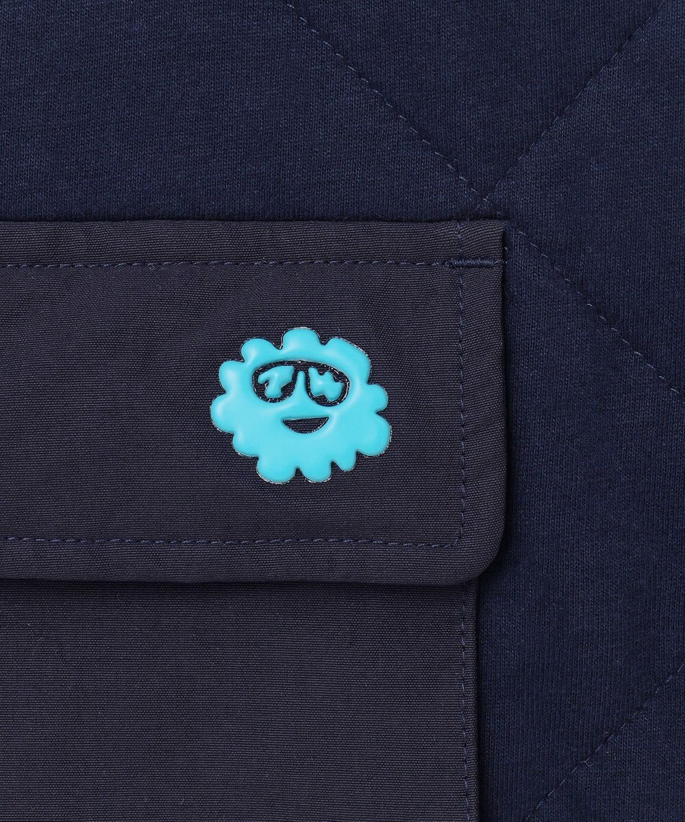 PW CIRCULUS 【裏地付き/防寒】【WOMEN】キルティングスエットプルオーバー 