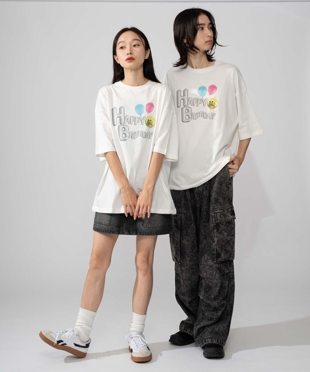 WEGO 【ユニセックス着用ITEM/SMLXLサイズ展開】アソートグラフィックT（SS）-2 