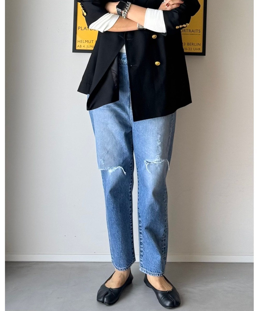 woadblue <坪田あさみさんコラボ＞SALUU STRAIGHT ANKLE 