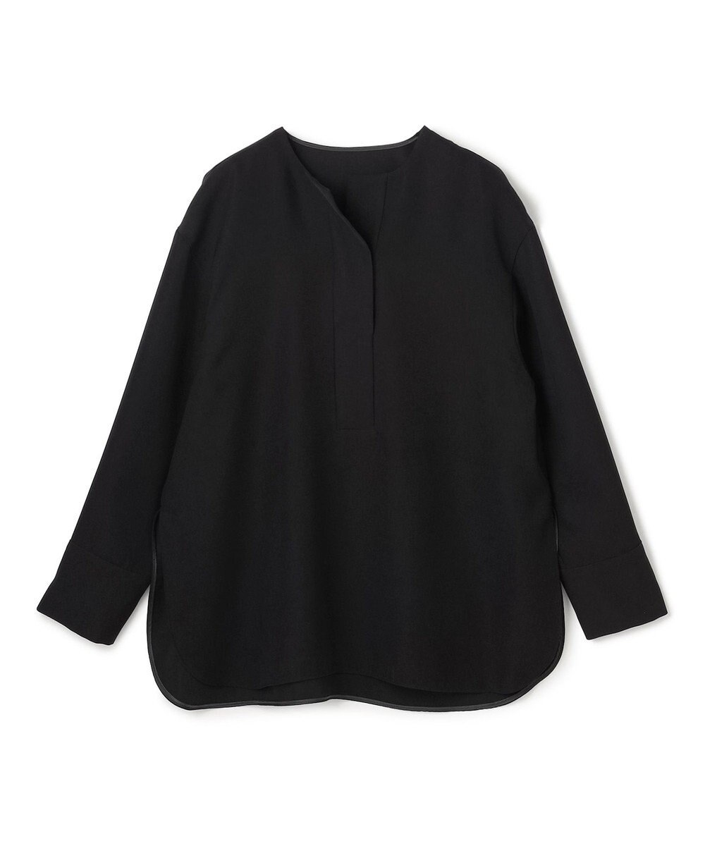 UNFILO 【セットアップ着用可/セレモニー】ドライダブルクロス スキッパーブラウス 