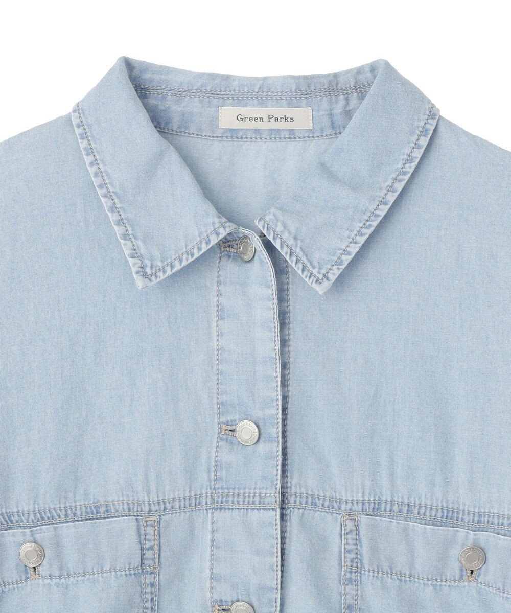 Green Parks シアーデニムシャツＧジャン 
