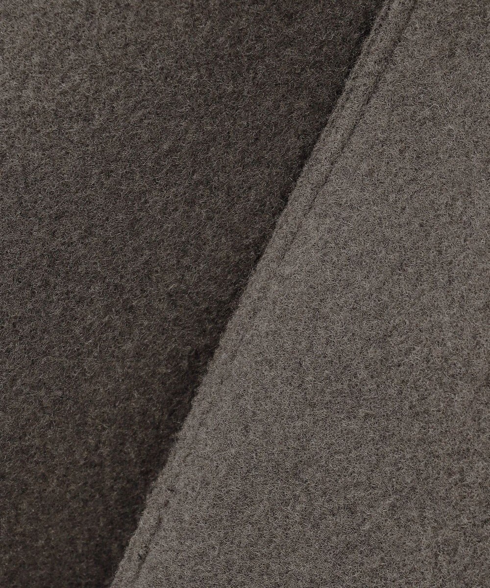 J.PRESS YORK STREET 【WOMEN】NEEDLE JERSEY マフラー付コート 