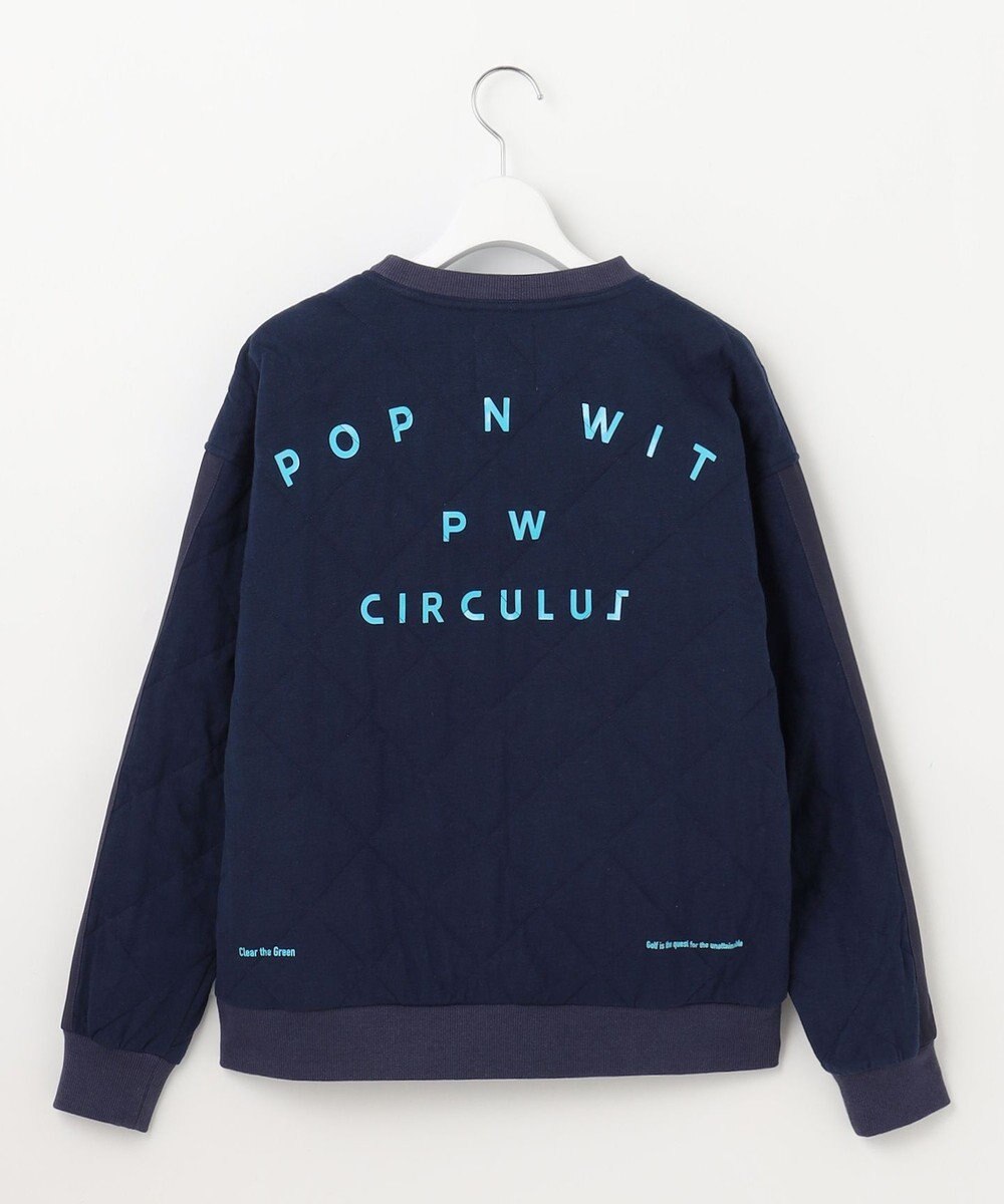 PW CIRCULUS 【裏地付き/防寒】【WOMEN】キルティングスエットプルオーバー 